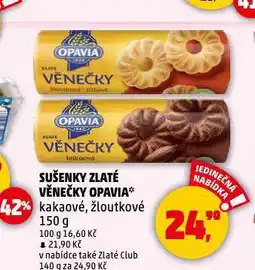 Penny Market Sušenky zlaté věnečky nabídka