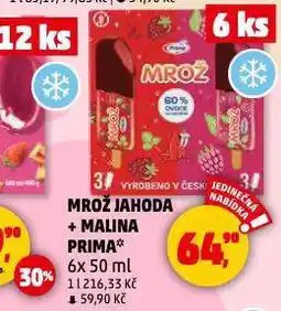 Penny Market Mrož zmrzlina nabídka