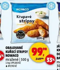 Penny Market Nowaco obalované kuřecí stripsy nabídka