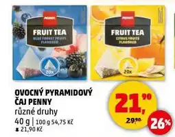 Penny Market Ovocný pyramidový čaj nabídka