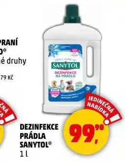 Penny Market Sanytol dezinfekce prádla nabídka