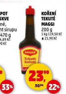 Penny Market Maggi tekuté koření nabídka