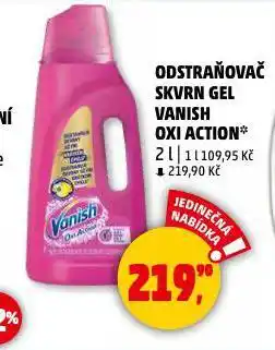 Penny Market Vanish oxi action odstraňovač skvrn nabídka