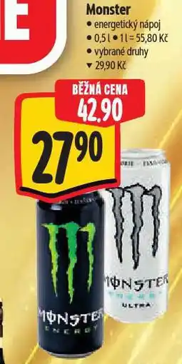 Albert Monster energy drink nabídka