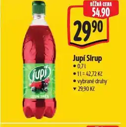 Albert Jupí sirup nabídka