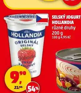 Penny Market Hollandia selský jogurt nabídka