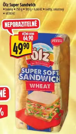 Albert Ölz super sandwich nabídka