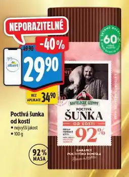 Albert Poctivá šunka od kosti nabídka