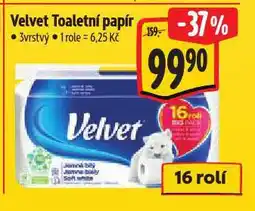 Albert Velvet toaletní papír nabídka
