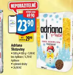 Albert Adriana těstoviny nabídka
