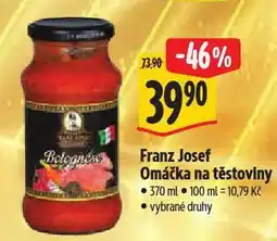 Albert Franz josef omáčka na těstoviny nabídka