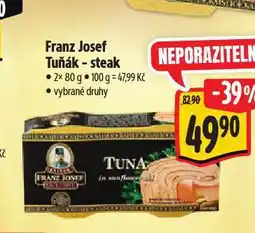 Albert Franz josef tuňák steak nabídka