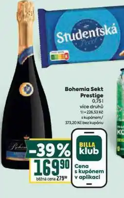 Billa Bohemia sekt presatige nabídka