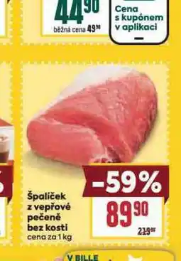 Billa Špalíček z vepřové pečeně bez kosti nabídka