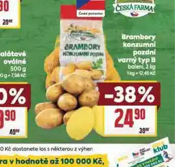 Billa Brambory konzumní pozdní nabídka