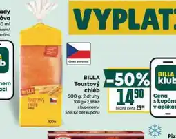 Billa Billa toustový chléb nabídka