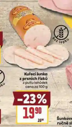 Billa Kuřecí šunka z prsních řízků nabídka