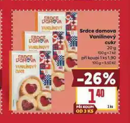 Billa Vanilinový cukr nabídka