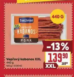 Billa Vepřový kabanos xxl nabídka