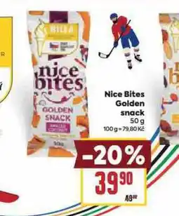 Billa Ni ce bites golden snack nabídka