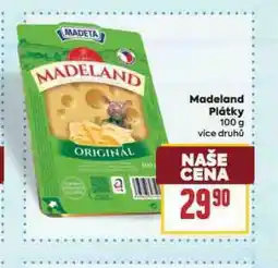 Billa Madeland plátky nabídka