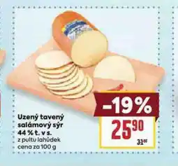 Billa Uzený tavený sýr salámový 44% nabídka