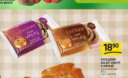 Flop EXCELSIOR KOLÁČ VINUTÝ S NÁPLNÍ vybrané druhy nabídka