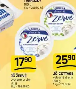 Flop JČ ŽERVÉ vybrané druhy nabídka