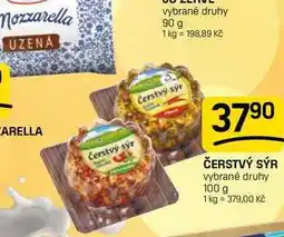 Flop ČERSTVÝ SÝR vybrané druhy nabídka
