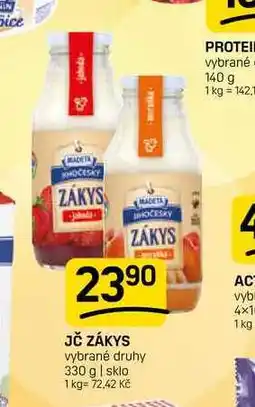 Flop JČ ZÁKYS vybrané druhy nabídka