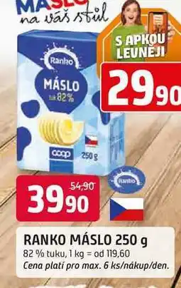 Trefa RANKO MÁSLO 250 g 82% tuku nabídka