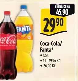 Albert Coca-Cola/ Fanta nabídka