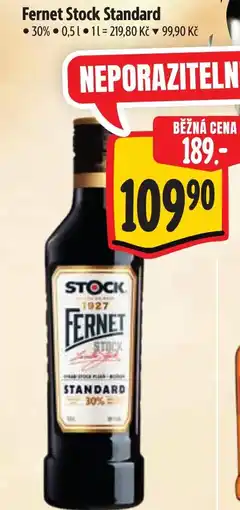 Albert Fernet Stock Standard nabídka