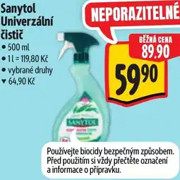 Albert Sanytol Univerzální čistič nabídka