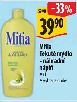 Albert Mitia Tekuté mýdlo - náhradní náplň nabídka