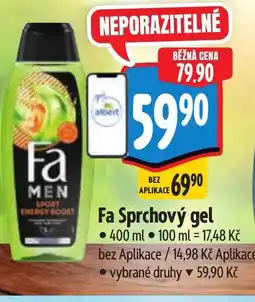 Albert Fa Sprchový gel nabídka