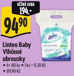 Albert Linteo Baby Vlhčené ubrousky nabídka