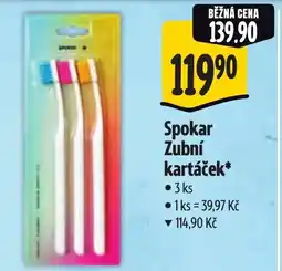 Albert Spokar Zubní kartáček nabídka