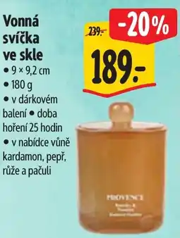 Albert Vonná svíčka ve skle nabídka