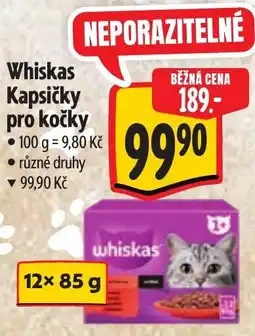 Albert Whiskas Kapsičky pro kočky nabídka