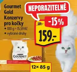 Albert Gourmet Gold Konzervy pro kočky nabídka