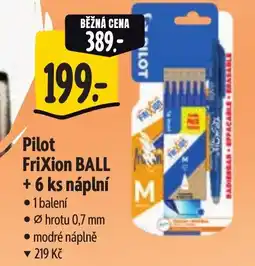 Albert Pilot Frixion BALL +6 ks náplní nabídka