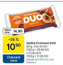 Tesco Sedita Croissant DUO nabídka
