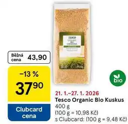 Tesco Tesco Organic Bio Kuskus nabídka