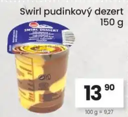 Kubík potraviny Swirl pudinkový dezert nabídka
