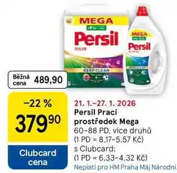 Tesco Persil Prací prostředek Mega, 60-88 PD, více druhů nabídka