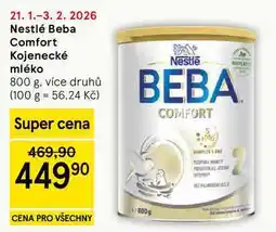 Tesco Nestlé Beba Comfort Kojenecké mléko, 800 g, více druhů nabídka