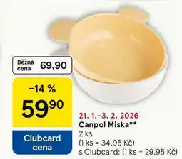 Tesco Canpol Miska, 2 ks nabídka