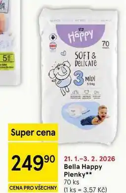 Tesco Bella Happy Plenky, 70 ks nabídka