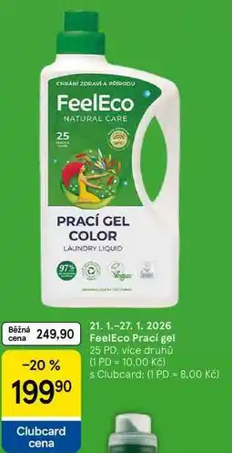 Tesco FeelEco Prací gel, 25 PD, více druhů nabídka